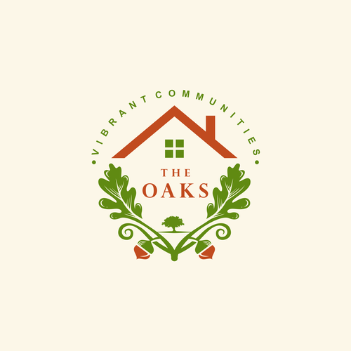 Oak tree logo with the title 'oak tree '