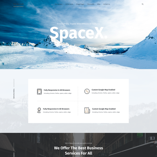 Theme design with the title 'WordPress Theme Design Project'