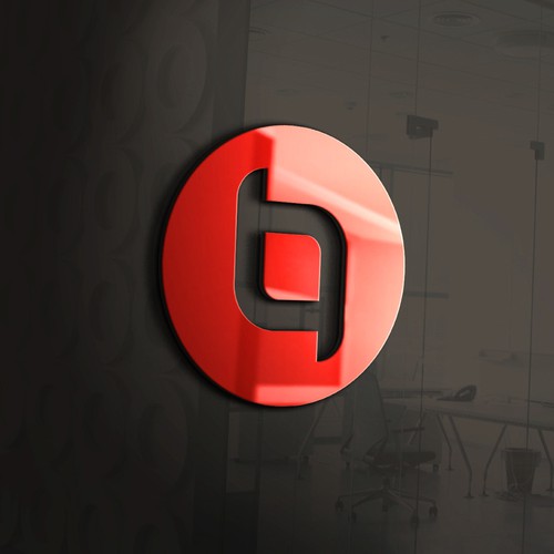 Bitcoin logo with the title 'Logo design concept for Bitaggregator'