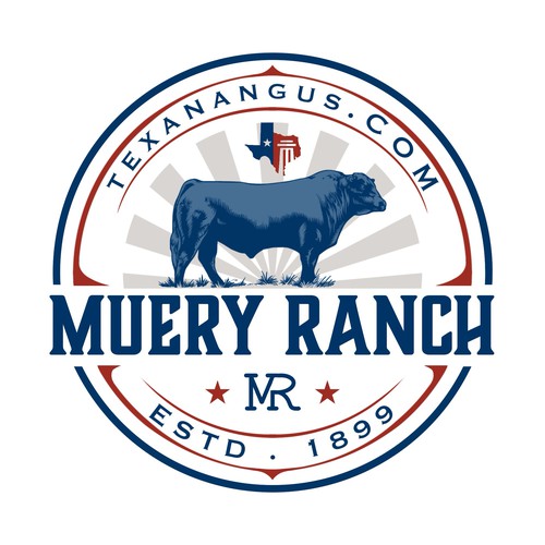 Angus logo with the title 'MUERY RANCH'