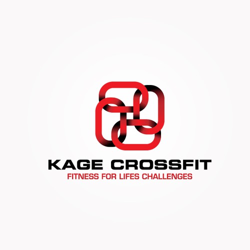 Fitness logo with the title 'Kage Crossfit needs a new logo'