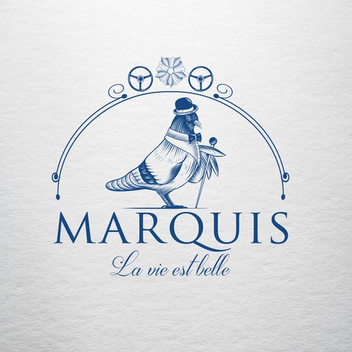Creative design logo with the title 'Larquis'