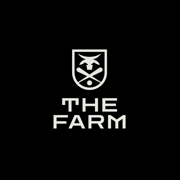 Farm-horse logo with the title 'THE FARM'