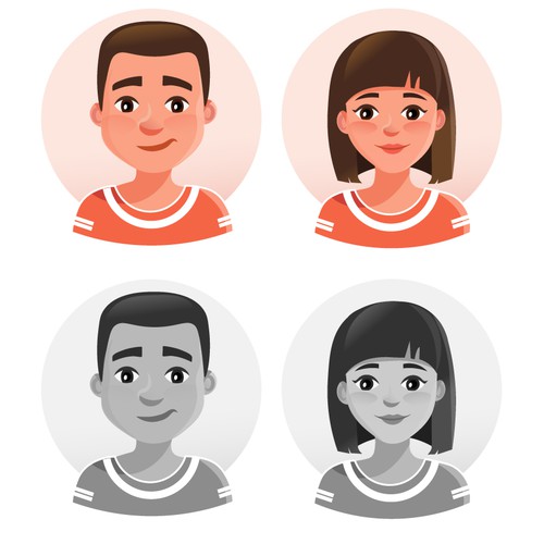 Avatar artwork with the title 'High School Sports Player Avatar '