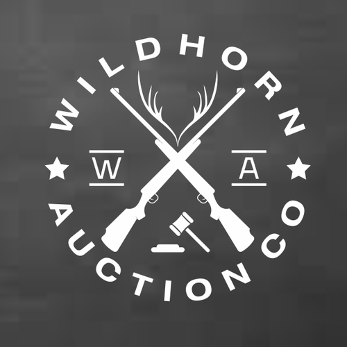 Auction design with the title 'Wildhorn Auction Co.'