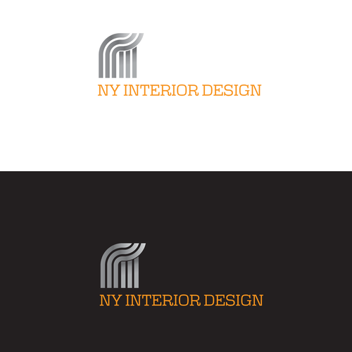 Interior design brand with the title 'NY Interior Design Logo'