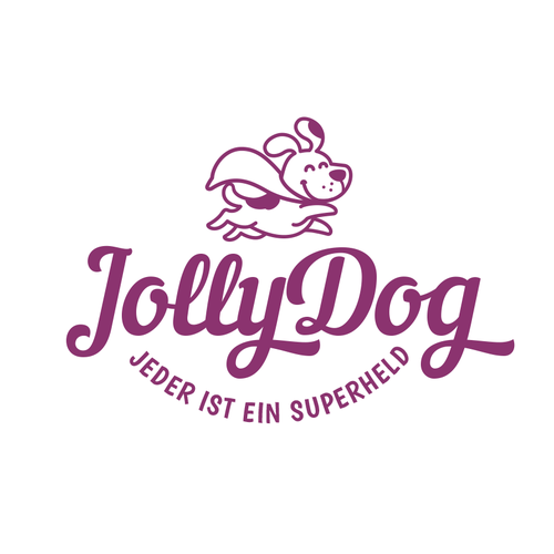 Veterinary logo with the title 'JollyDog Logo'