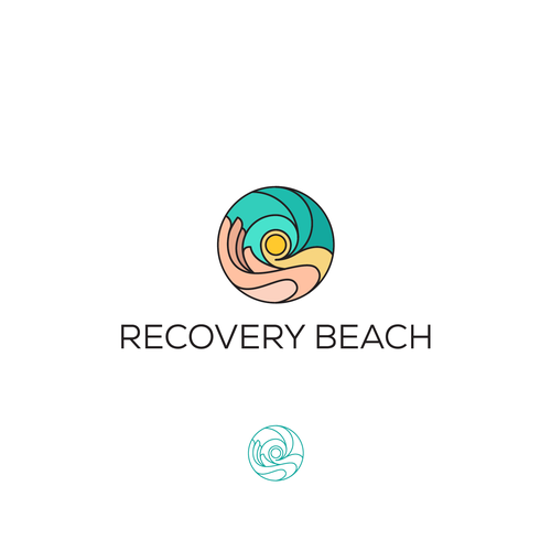 Beach brand with the title 'A luxury logo drug and alcohol treatment center in Southern California'