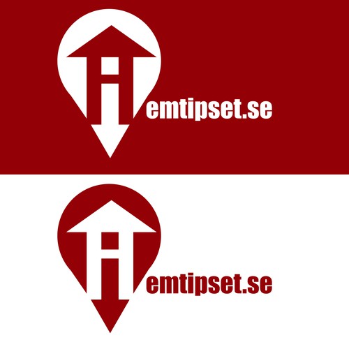 Wordplay logo with the title 'Create a flat logo for a real estate listing service'