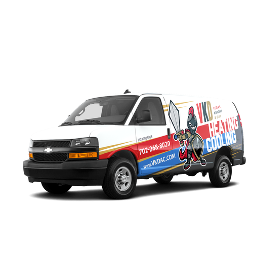 Van design with the title 'Wrap Design for VKD'