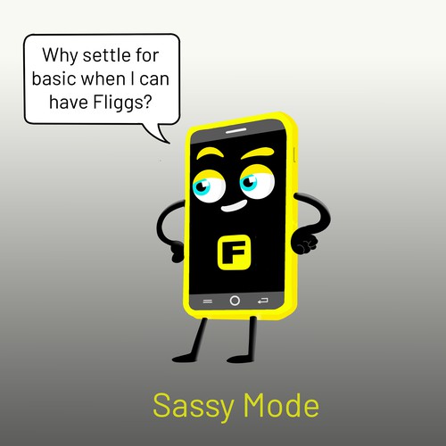 Cell design with the title 'Character design for crypto company'