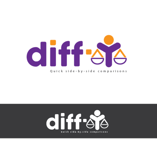 Advocate logo with the title 'diff Y logo concept'