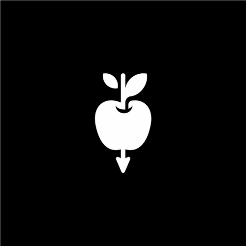Apple logo with the title 'The apples'