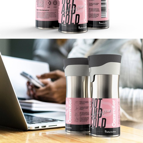Mockup packaging with the title 'Sleeve Design for Tumbler'