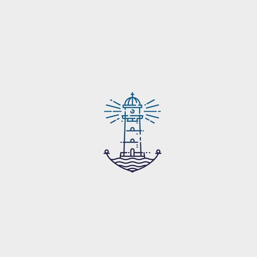 Lighthouse logo with the title 'Logo concept for  LightHouse Fellowship Church'
