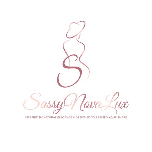 Girly logo with the title 'Sassy Nova Lux'