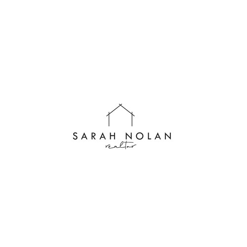 Real estate logo with the title 'Realtor Logo Sarah Nolan'