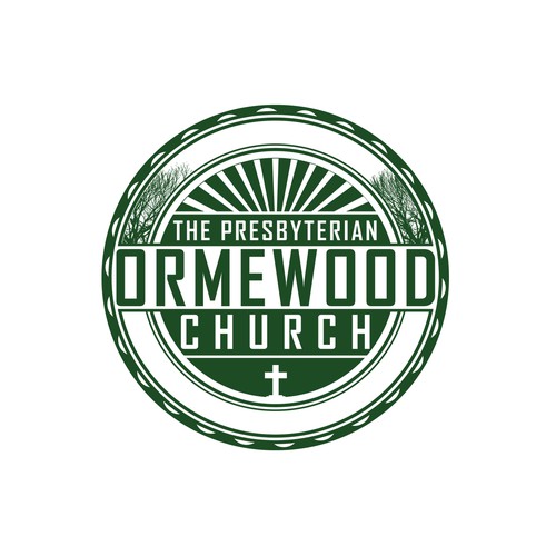 Woods design with the title 'Logo Design Concept for a Presbyterian Church'