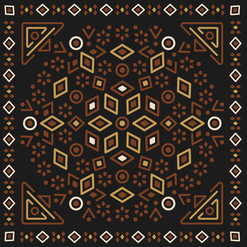 Bandana design with the title 'Bandanas design'