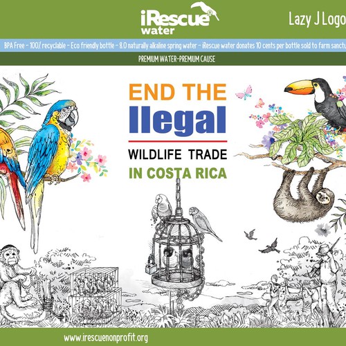 Coloring design with the title 'label'