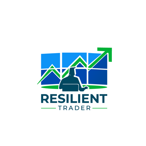 Trading logo with the title 'Resilient Trader'