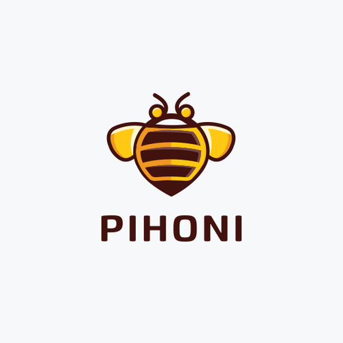 Fly logo with the title 'Logo design for Pihoni'