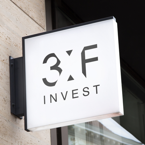 X design with the title 'An investment company logo'