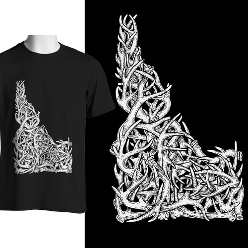 Tablet design with the title 'Idaho Antler'