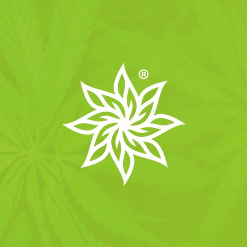 Hemp logo with the title 'Bold Abstract logo Design for  premium hemp company'