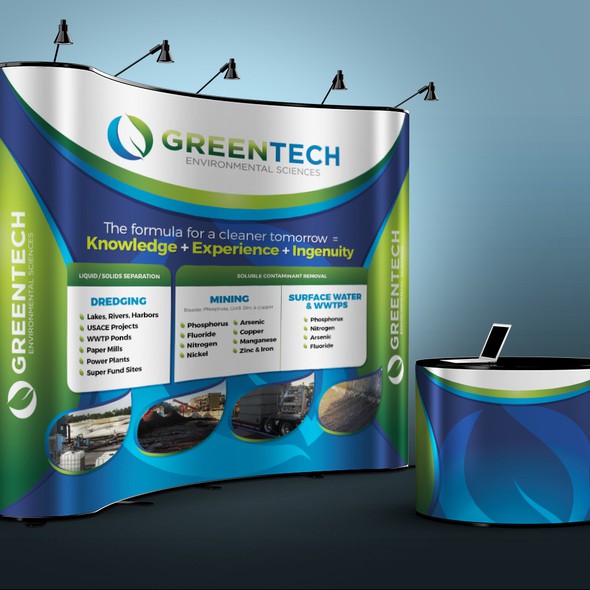 Formula design with the title 'A tradeshow graphic for the future of clean water!'