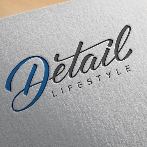 Brush pen design with the title 'WIDE OPEN! Detail Lifestyle (Home and Lifestyle Management) needs to come to life!!!'