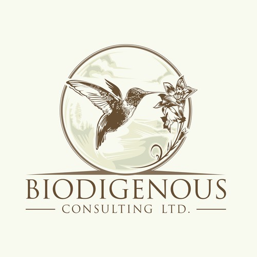 Hummingbird design with the title 'Biodigenous '