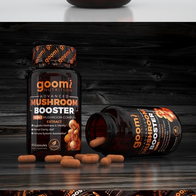 design a label and bottle for product