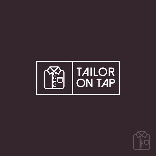 Tailor design with the title 'Modern Tailor Logo '