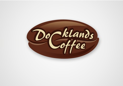 Bean logo with the title 'Docklands-Coffee'