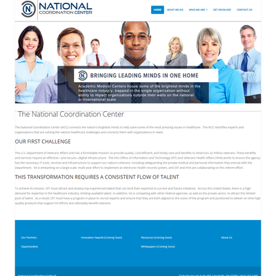 National home page design