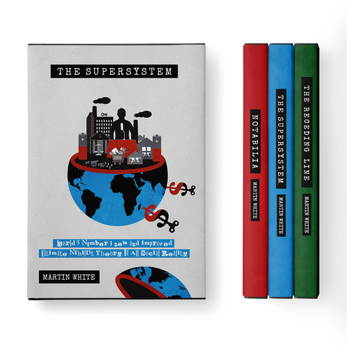 Education book cover with the title 'Six books series Macrofutilism: Book 2 The Supersystem'
