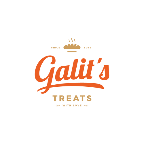 Pastry logo with the title 'Galit's Treats'