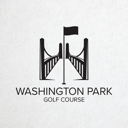 Park logo with the title 'Washington Park Golf Logo'