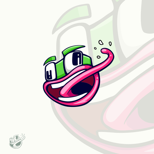 Avatar logo with the title 'Frog Mascot Design'