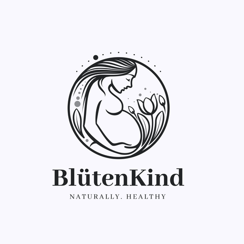 German logo with the title 'BlütenKind'