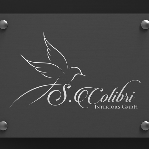 Hummingbird logo with the title 'S. Colibri Interiors GmbH'