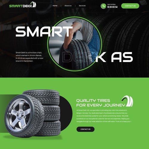 Automotive website with the title 'Automative Web page'