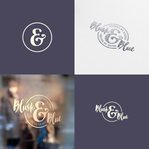 Blush design with the title 'Blush&Blue'