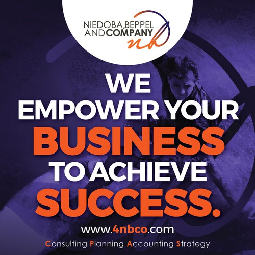 Accounting design with the title 'Newspaper Ad'