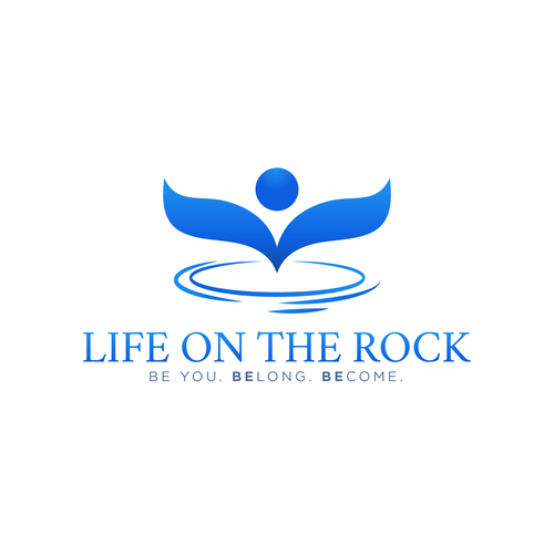 Bible logo with the title 'Life on the Rock'