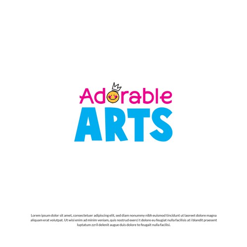 Adorable design with the title 'Adorable Arts'