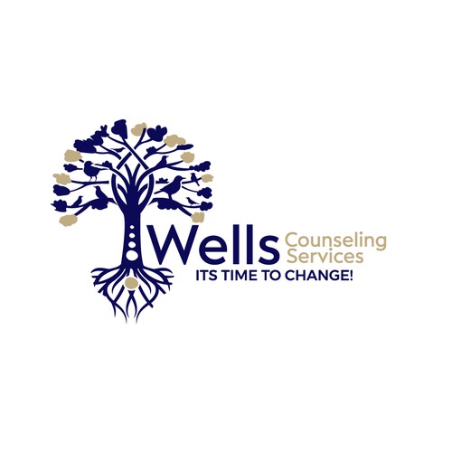 Psychology logo with the title 'Wells counseling'