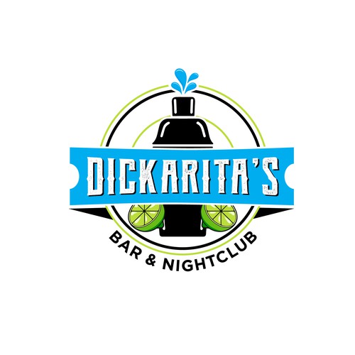 Humorous logo with the title 'Margarita Bar'