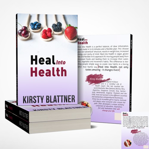 Food book cover with the title 'contest entry of book cover'